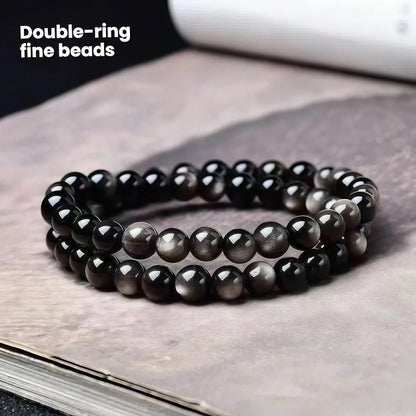 Obsidian Guardian Bracelet - A perfect gift for both men and women to bring wealth and good fortune