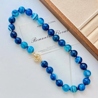 Blue Agate Energy Gift Box: A special gift for ladies symbolizing tranquility and strength