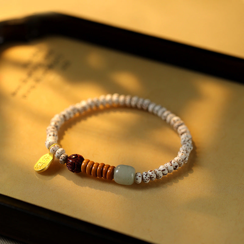 Bodhi Beads Wealth Charm Bracelet | Calm Mind & Subtle Luck