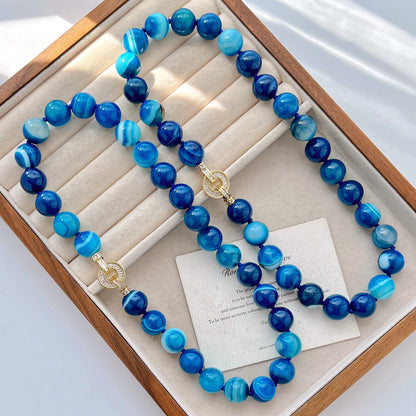 Blue Agate Energy Gift Box: A special gift for ladies symbolizing tranquility and strength