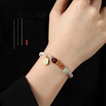 Bodhi Beads Wealth Charm Bracelet | Calm Mind & Subtle Luck
