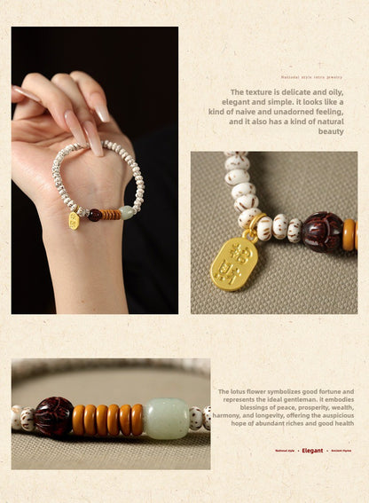 Bodhi Beads Wealth Charm Bracelet | Calm Mind & Subtle Luck